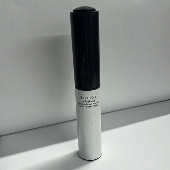 Shiseido Luminizing Powder & Brush 1 White Shimmer Blanc Satin Full Size - Picture 1 of 5
